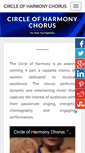 Mobile Screenshot of circleofharmony.ca